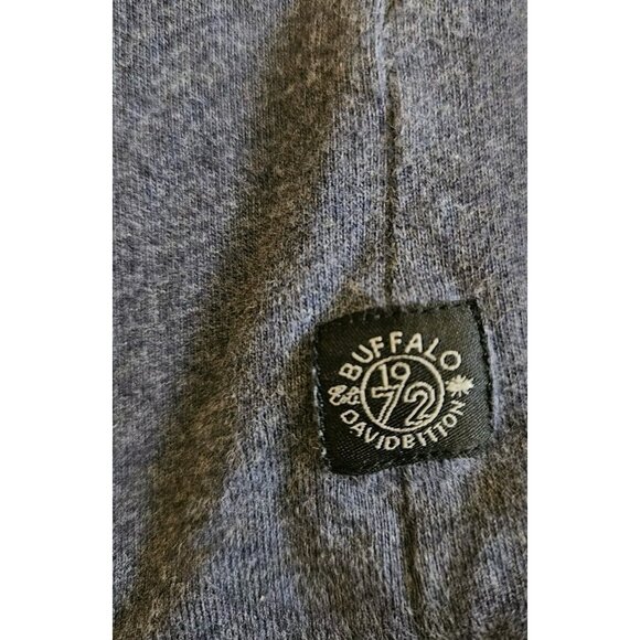 Buffalo David Bitton Men's Large, Dark Gray T-Shirt. 100% Cotton - Picture 2 of 6